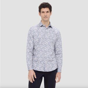 Bugatchi Jimmy Double Sided Abstract OoohCotton Dress Shirt button down XXL